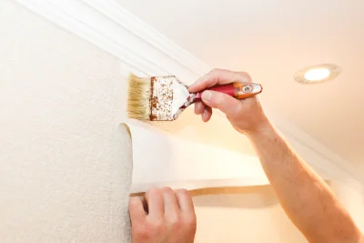 Pose de papier peint à Plaine — revêtements muraux et toiles de verre